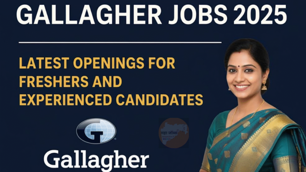 Gallagher Jobs in Pune For Back Office Process interested candidates can Apply Now Here