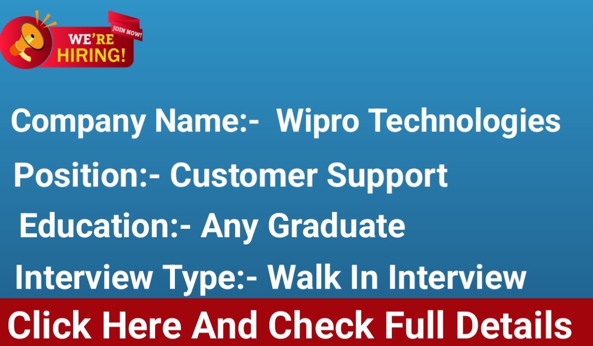 Wipro Jobs in Pune 2025